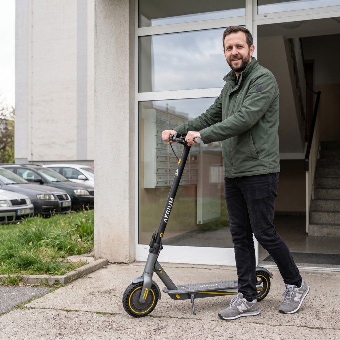 Hulajnoga elektryczna AERIUM T350 PRO czarna