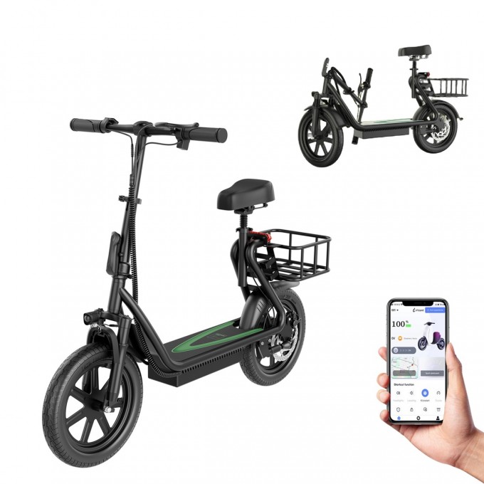 Hulajnoga elektryczna AERIUM AOVO PRO COMFORT V2 czarna Hulajnoga elektryczna AERIUM AOVO PRO COMFORT V2 czarna