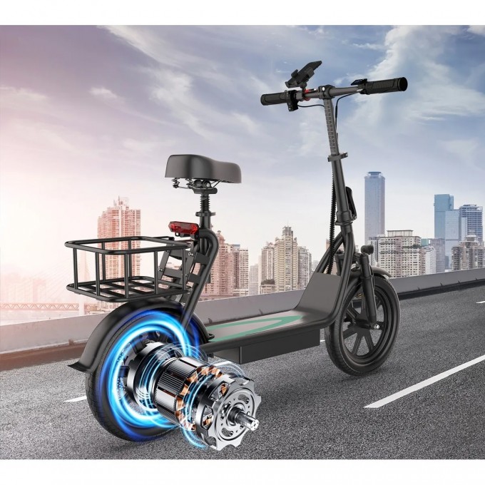 Hulajnoga elektryczna AERIUM AOVO PRO COMFORT V2 czarna Hulajnoga elektryczna AERIUM AOVO PRO COMFORT V2 czarna