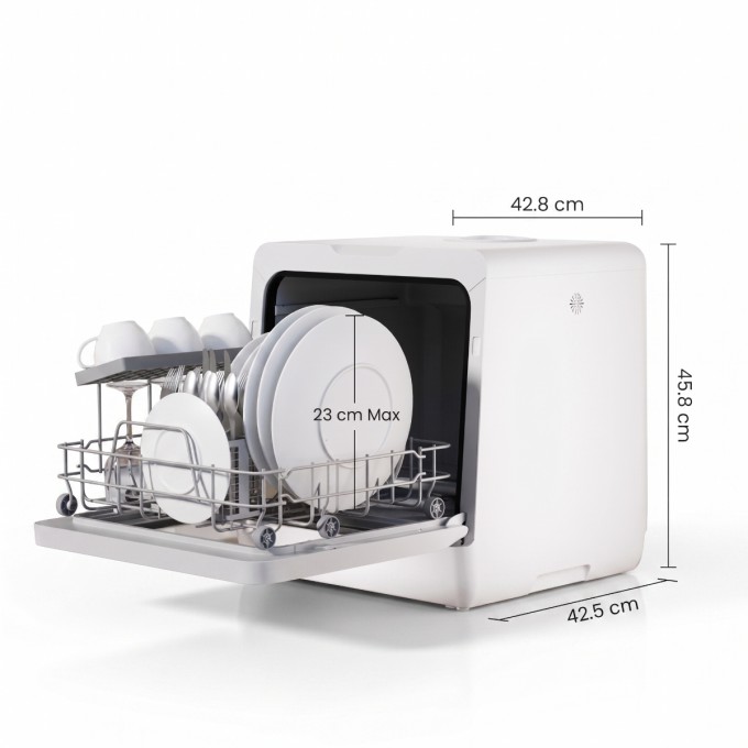 Zmywarka stołowa AERIUM GlassView 6P Compact Zmywarka stołowa AERIUM GlassView 6P Compact