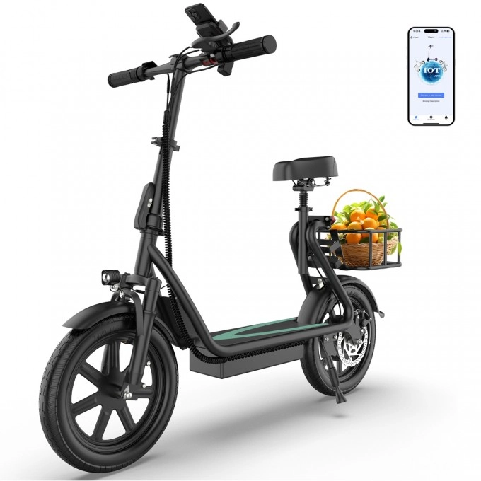 Hulajnoga elektryczna AERIUM AOVO PRO COMFORT V2 czarna Hulajnoga elektryczna AERIUM AOVO PRO COMFORT V2 czarna